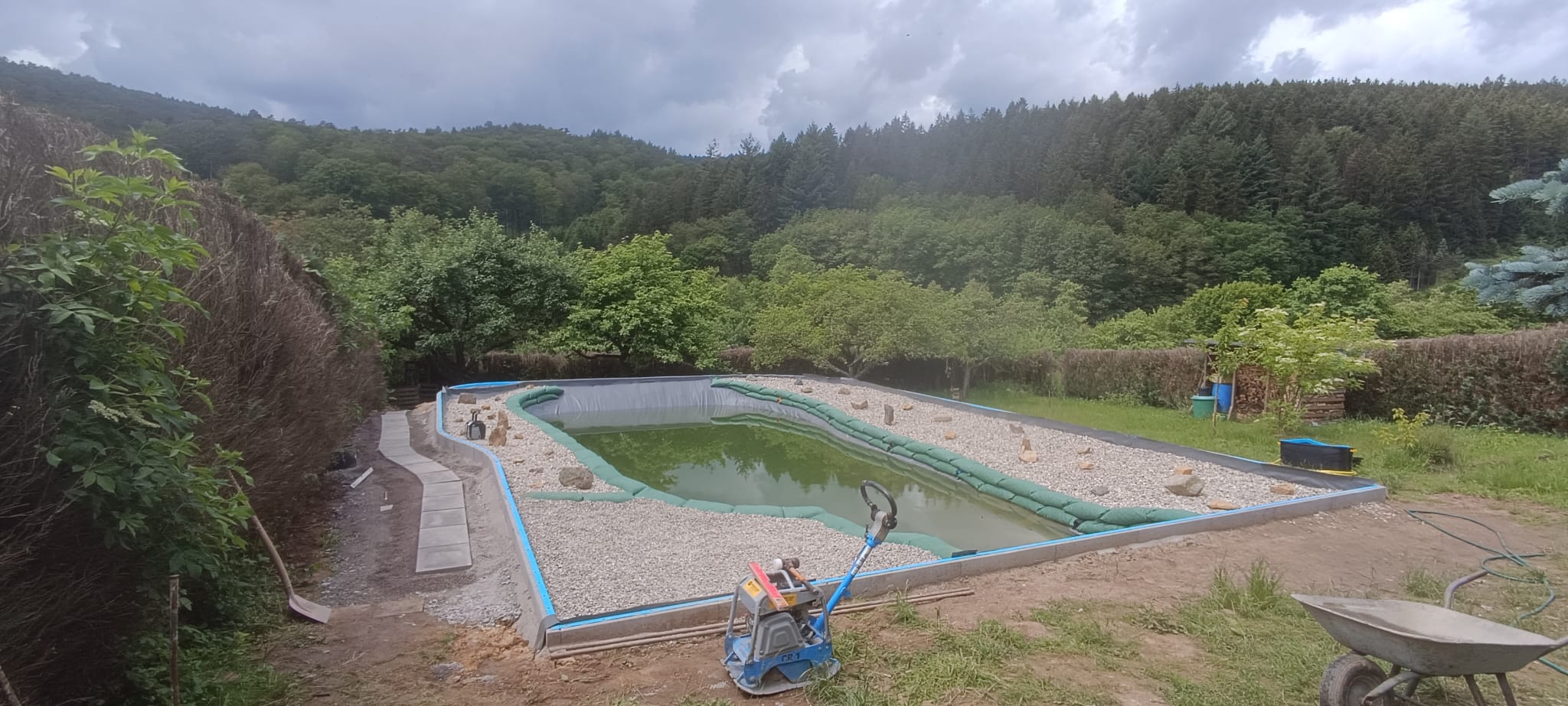 Teichbau 5